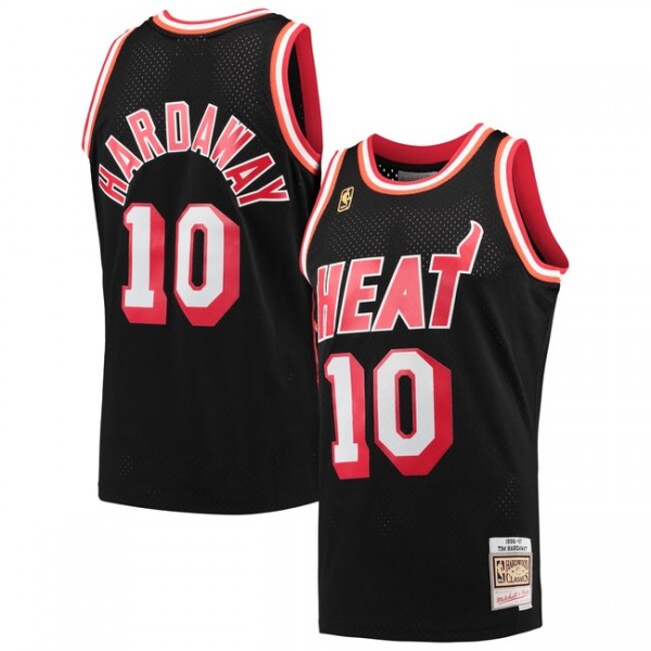 NBA Miami Heat Trikot Tim Hardaway 10 Mitchell Ness 1996-1997 Hardwood Classics Swingman - Herren NBA Miami Heat Trikot Tim Hardaway 10 Mitchell Ness 1996-1997 Hardwood Classics Swingman - Herren